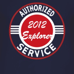 Authorized Service 2012 Explorer Dark T Shirt