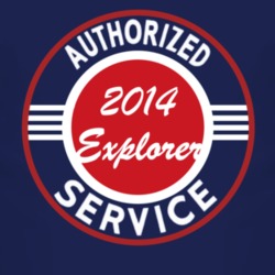 Authorized Service 2014 Explorer Dark T Shirt