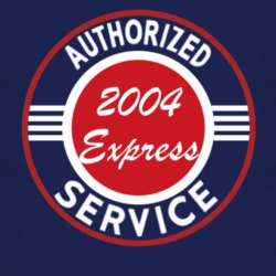 Authorized Service 2004 Chevy Express Dark T Shirt