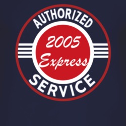 Authorized Service 2005 Chevy Express Dark T Shirt