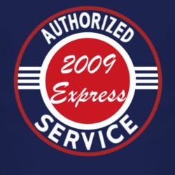 Authorized Service 2009 Chevy Express Dark T Shirt