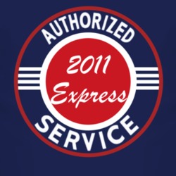 Authorized Service 2011 Chevy Express Dark T Shirt