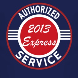 Authorized Service 2013 Chevy Express Dark T Shirt
