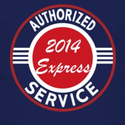 Authorized Service 2014 Chevy Express Dark T Shirt