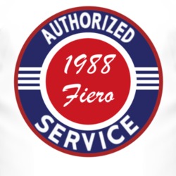 Authorized Service 1988 Pontiac Fiero T Shirt
