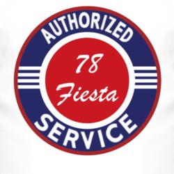 Authorized Service 1978 Fiesta T Shirt