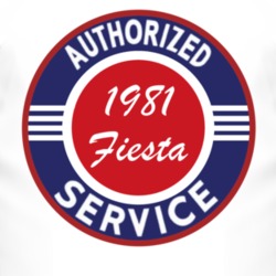Authorized Service 1981 Fiesta T Shirt