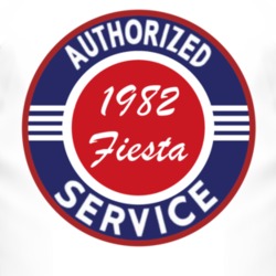 Authorized Service 1982 Fiesta T Shirt