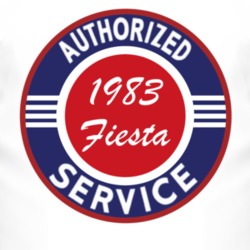 Authorized Service 1983 Fiesta T Shirt