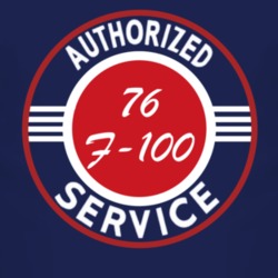 Authorized Service 1976 F-100 Dark T Shirt