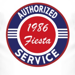 Authorized Service 1986 Fiesta T Shirt