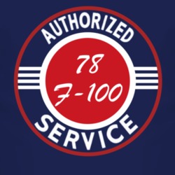 Authorized Service 1978 F-100 Dark T Shirt