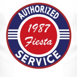 Authorized Service 1987 Fiesta T Shirt