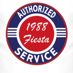 Authorized Service 1988 Fiesta T Shirt