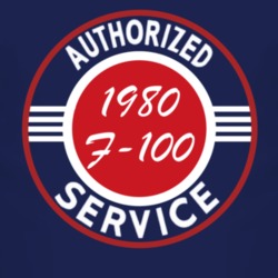 Authorized Service 1980 F-100 Dark T Shirt