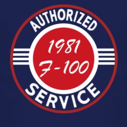 Authorized Service 1981 F-100 Dark T Shirt