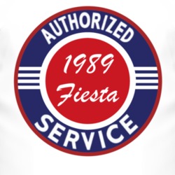 Authorized Service 1989 Fiesta T Shirt