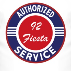 Authorized Service 1992 Fiesta T Shirt