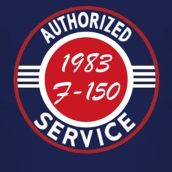 Authorized Service 1983 F-150 Dark T Shirt