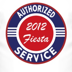 Authorized Service 2012 Fiesta T Shirt