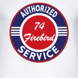 Authorized Service 1974 Pontiac Firebird T Shirt