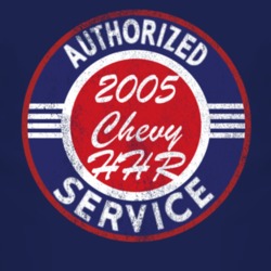 Authorized Service 2005 Chevy Chevy HHR Distressed Look Dark T Shirt