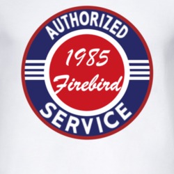 Authorized Service 1985 Pontiac Firebird T Shirt