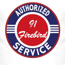 Authorized Service 1991 Pontiac Firebird T Shirt