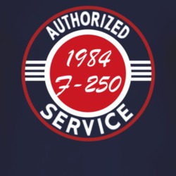 Authorized Service 1984 F-250 Dark T Shirt