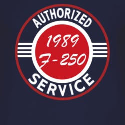 Authorized Service 1989 F-250 Dark T Shirt