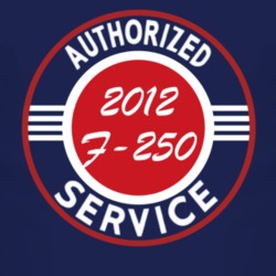 Authorized Service 2012 F-250 Dark T Shirt