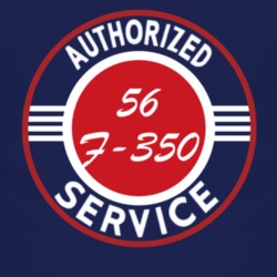 Authorized Service 1956 F-350 Dark T Shirt