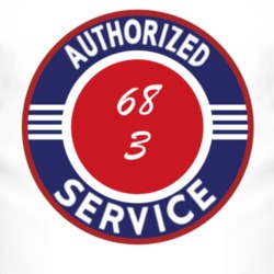 Authorized Service 1968 FJ 3 T Shirt