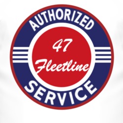 Authorized Service 1947 Chevy Fleetline T Shirt