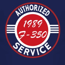 Authorized Service 1989 F-350 Dark T Shirt