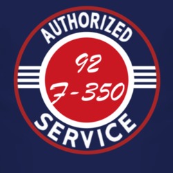 Authorized Service 1992 F-350 Dark T Shirt