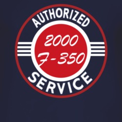 Authorized Service 2000 F-350 Dark T Shirt