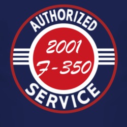 Authorized Service 2001 F-350 Dark T Shirt