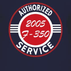 Authorized Service 2005 F-350 Dark T Shirt