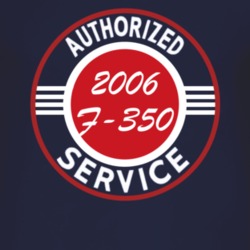 Authorized Service 2006 F-350 Dark T Shirt