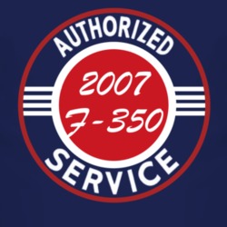 Authorized Service 2007 F-350 Dark T Shirt