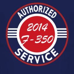 Authorized Service 2014 F-350 Dark T Shirt