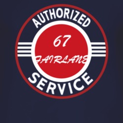 Authorized Service 1967  FAIRLANE Dark T Shirt