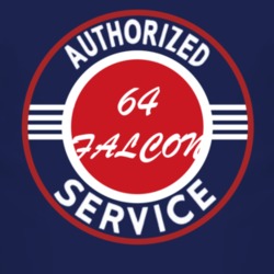 Authorized Service 1964  FALCON Dark T Shirt