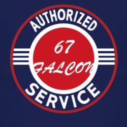Authorized Service 1967  FALCON Dark T Shirt