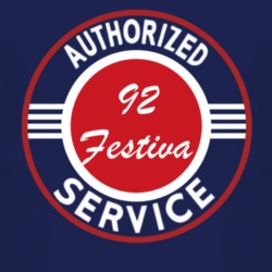 Authorized Service 1992 Festiva Dark T Shirt