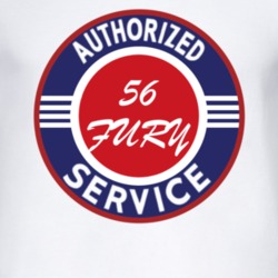 Authorized Service 1956 PLYMOUTH FURY T Shirt