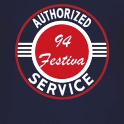 Authorized Service 1994 Festiva Dark T Shirt