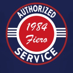 Authorized Service 1984 Pontiac Fiero Dark T Shirt