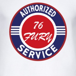 Authorized Service 1976 PLYMOUTH FURY T Shirt
